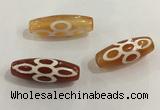 DZI421 10*28mm drum tibetan agate dzi beads wholesale