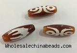 DZI424 10*28mm drum tibetan agate dzi beads wholesale