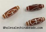 DZI432 10*30mm drum tibetan agate dzi beads wholesale