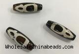 DZI478 10*30mm drum tibetan agate dzi beads wholesale