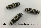 DZI506 10*30mm drum tibetan agate dzi beads wholesale