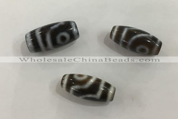 DZI535 9*20mm drum tibetan agate dzi beads wholesale