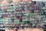 FLBS06 15 inches 4mm round fluorite gemstone beads wholesale