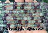 FLBS07 15 inches 6mm round fluorite gemstone beads wholesale