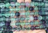 FLBS09 15 inches 10mm round fluorite gemstone beads wholesale