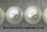 FWP105 15 inches 9mm - 10mm potato white freshwater pearl strands