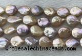 FWP391 15 inches 14mm - 15mm coin freshwater pearl beads