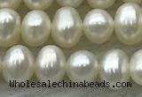 FWP41 14.5 inches 4mm - 5mm potato white freshwater pearl strands