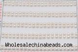 FWP450 half-drilled 3-3.5mm bread freshwater pearl beads