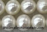 FWP76 15 inches 7mm - 8mm potato white freshwater pearl strands