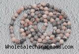 GMN111 Hand-knotted 6mm pink zebra jasper 108 beads mala necklaces