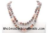 GMN8014 18 - 36 inches 8mm, 10mm Botswana agate 54, 108 beads mala necklaces