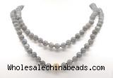 GMN8043 18 - 36 inches 8mm, 10mm grade A labradorite 54, 108 beads mala necklaces