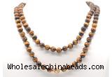 GMN8050 18 - 36 inches 8mm, 10mm grade AA yellow tiger eye 54, 108 beads mala necklaces