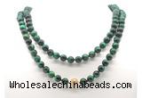 GMN8056 18 - 36 inches 8mm, 10mm green tiger eye 54, 108 beads mala necklaces