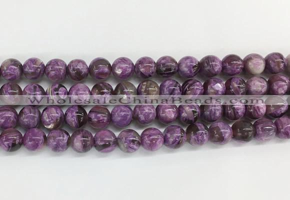 LPBS07 15 inches 8mm round purple Lepidolite beads wholesale