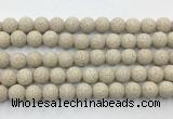 LVBS15 6mm, 8mm, 10mm, 12mm, 14mm, 16mm, 18mm & 20mm round belge lava beads