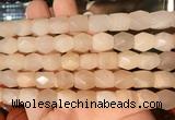 NGBS141 15 inches 9*11mm faceted nuggets pink aventurine gemstone beads