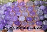 NGBS22 15 inches 8*12 - 10*14mm nuggets amethyst gemstone beads