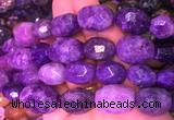 NGBS42 15 inches 12*16 - 13*18mm faceted nuggets lepidolite beads