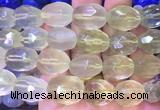 NGBS48 15 inches 12*16 - 13*18mm faceted nuggets lemon quartz beads