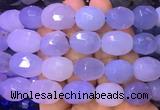 NGBS49 15 inches 12*16 - 13*18mm faceted nuggets blue chalcedony beads