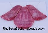 NGP112 Dyed rhodochrosite gemstone pendants set jewelry wholesale