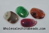 NGP1170 35*50mm - 45*70mm freeform agate gemstone pendants wholesale