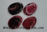 NGP1241 40*50mm - 45*55mm freeform agate gemstone pendants wholesale