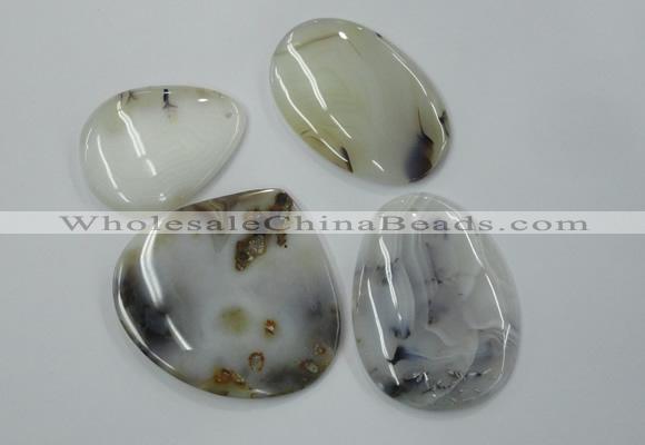 NGP1254 35*45mm - 45*55mm freeform agate gemstone pendants wholesale