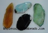 NGP1264 35*45mm - 45*65mm freeform agate gemstone pendants wholesale