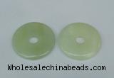 NGP1378 7*50mm - 8*55mm donut flower jade gemstone pendants