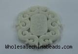 NGP1603 71*71mm Carved natural hetian jade pendants wholesale