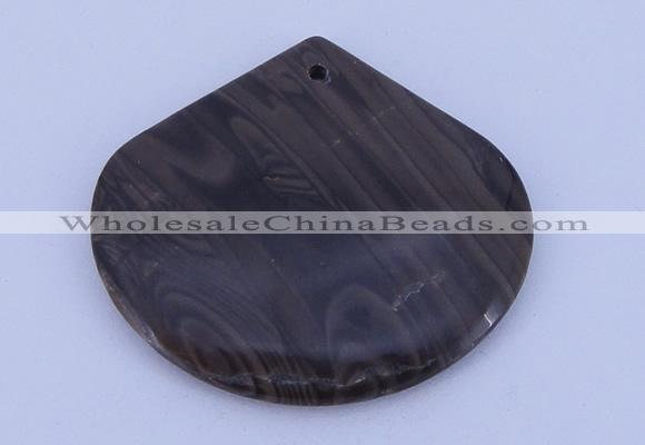 NGP168 2pcs 45*50mm grain stone pendants jewelry wholesale