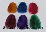 NGP1869 40*52mm - 40*58mm freeform agate gemstone pendants