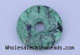 NGP219 5*30mm fashion african turquoise gemstone donut pendant