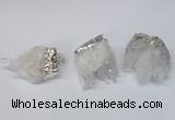 NGP2255 30*35mm - 35*40mm nuggets druzy quartz pendants