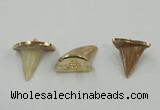 NGP2498 15*18mm - 18*20mm shark teeth pendants wholesale