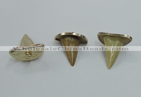 NGP2499 18*20mm - 22*25mm shark teeth pendants wholesale