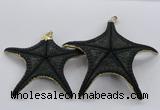 NGP2766 50*55mm - 75*85mm starfish pendants wholesale