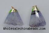 NGP2962 20*35mm - 30*45mm freeform druzy agate pendants