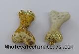 NGP3799 25*40mm - 28*45mm freeform fossil coral pendants