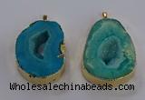 NGP3825 30*40mm - 40*50mm freeform druzy agate pendants