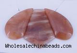 NGP39 Fashion red quartz gemstone pendants set jewelry wholesale