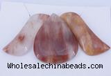 NGP40 Fashion red quartz gemstone pendants set jewelry wholesale