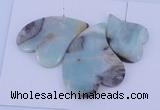 NGP41 Fashion amazonite gemstone pendants set jewelry wholesale