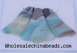 NGP42 Fashion amazonite gemstone pendants set jewelry wholesale