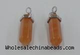 NGP5008 8*30mm sticks red aventurine pendants wholesale