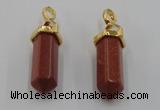 NGP5031 8*30mm sticks goldstone pendants wholesale