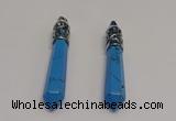 NGP5427 10*65mm sticks blue turquoise pendants wholesale